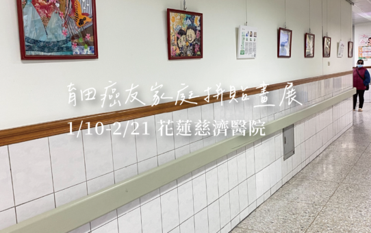 【育田癌友家庭拼貼畫展，1/10-2/21花蓮慈濟醫院】